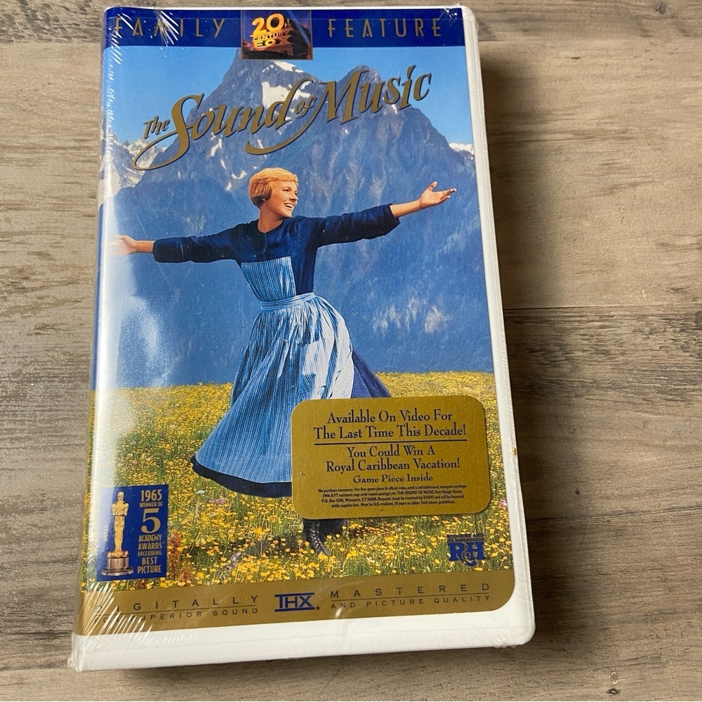 The Sound of Music (VHS, 1996, THX Digital Surround Sound Audio) New